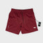 Boardwalk Nylon Shorts - Burgundy/White - Men's