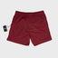 Boardwalk Nylon Shorts - Burgundy/White - Men's