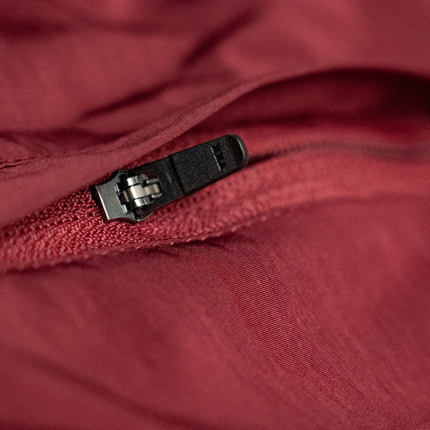 Boardwalk Nylon Shorts - Burgundy/White - Men's