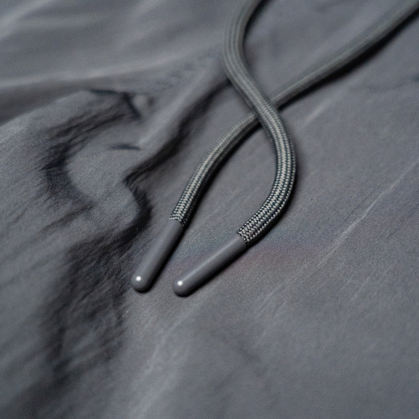 Boardwalk Nylon Shorts - Charcoal/White - Men's