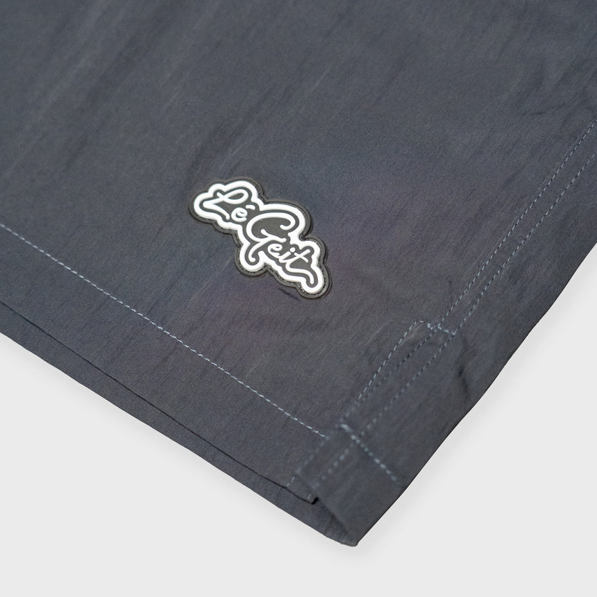 Boardwalk Nylon Shorts - Charcoal/White - Men's