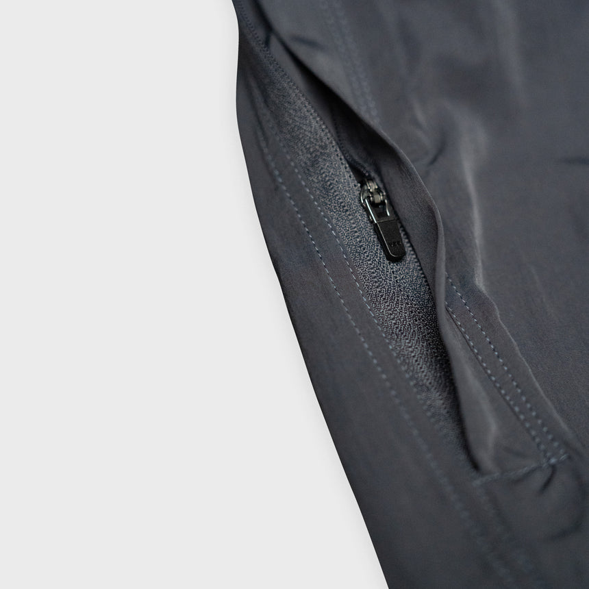 Boardwalk Nylon Shorts - Charcoal/White - Men's