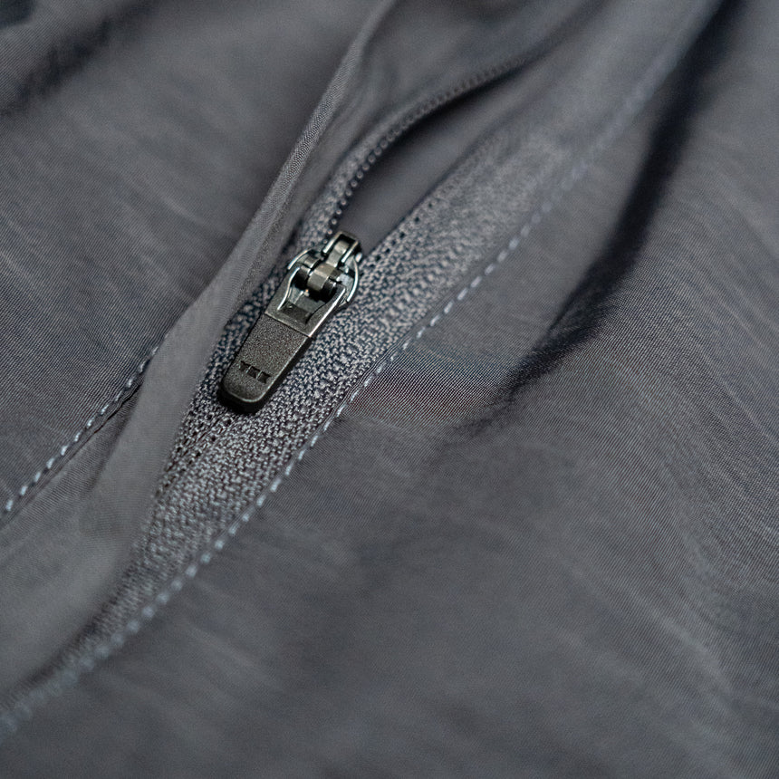 Boardwalk Nylon Shorts - Charcoal/White - Men's