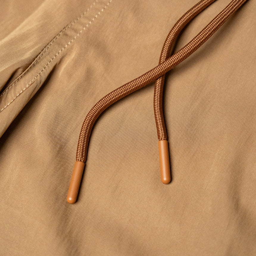 Boardwalk Nylon Shorts - Tan/White - Men's