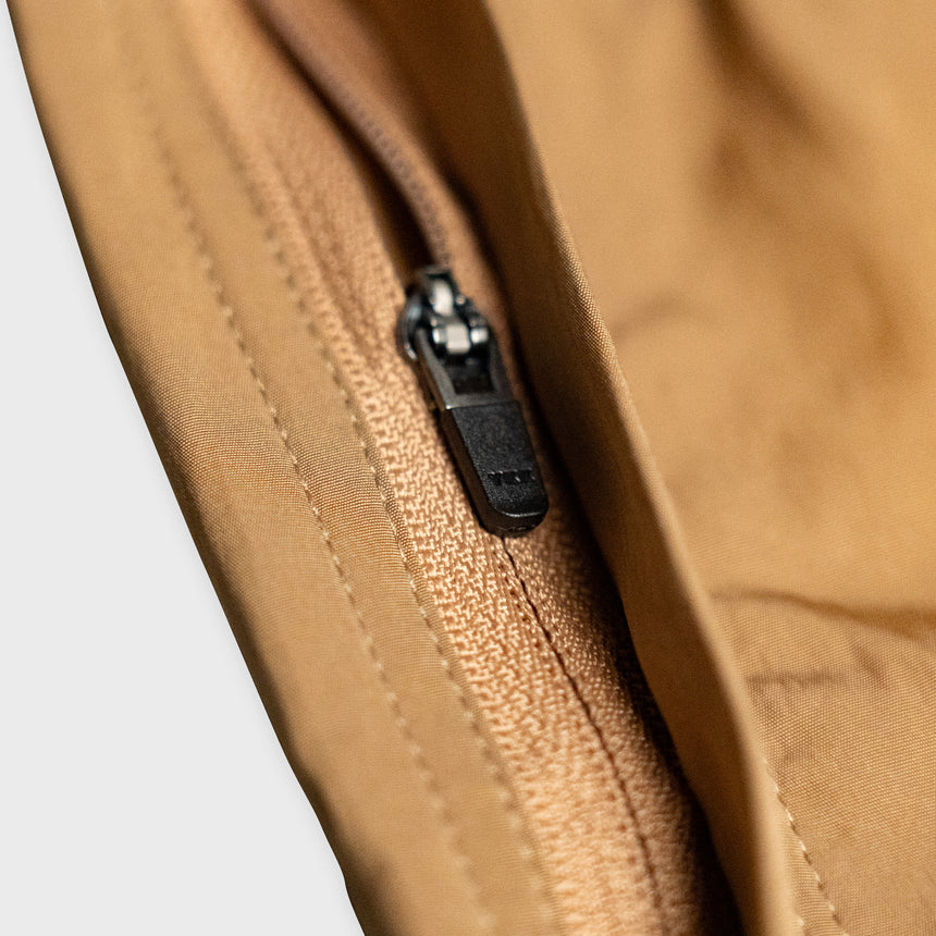 Boardwalk Nylon Shorts - Tan/White - Men's