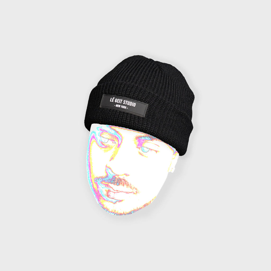 Sailor Cuff Beanie - Black – Lé Geit Studio