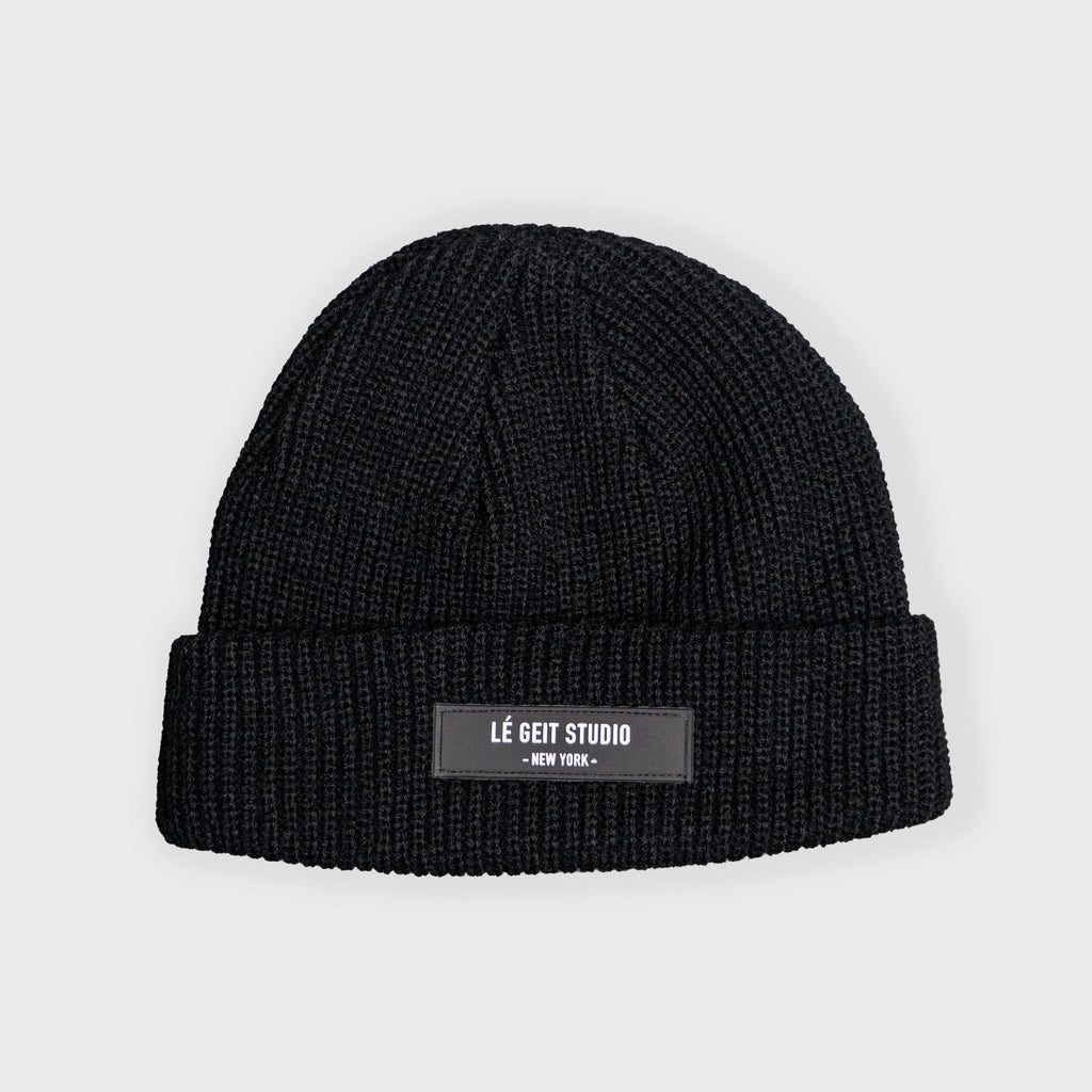 Sailor Cuff Beanie - Black – Lé Geit Studio