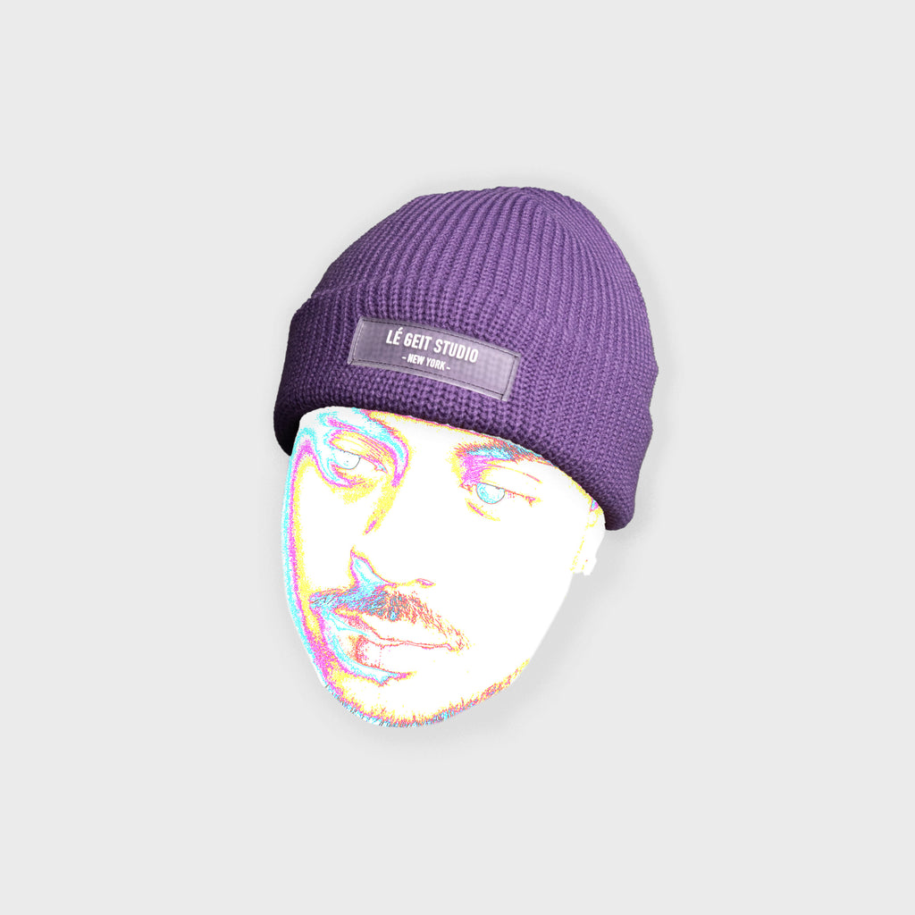 Sailor Cuff Beanie - Orchid Purple – Lé Geit Studio