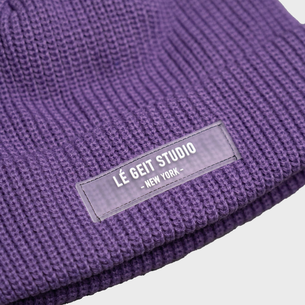 Sailor Cuff Beanie - Orchid Purple – Lé Geit Studio