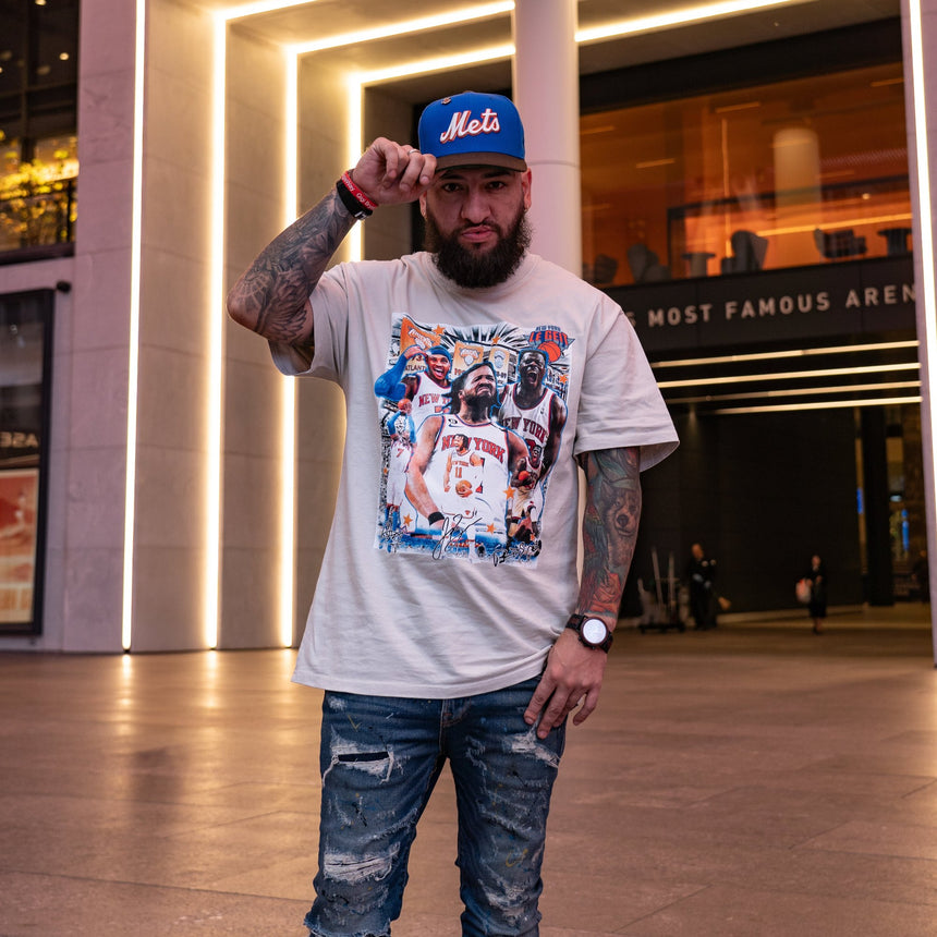 New York Knicks "The Mecca" T Shirt - Bone White - Men's