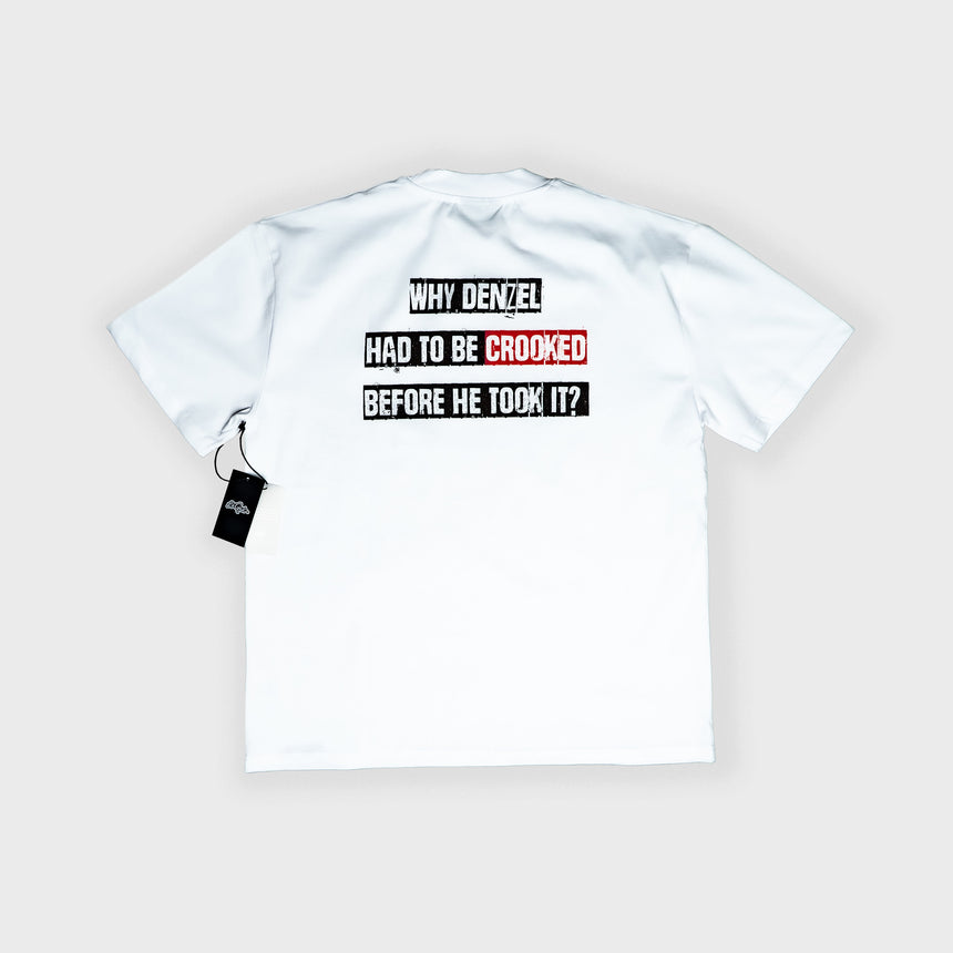 Denzel "Training Day" T Shirt - White - Men's