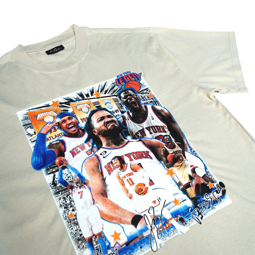 New York Knicks "The Mecca" T Shirt - Bone White - Men's