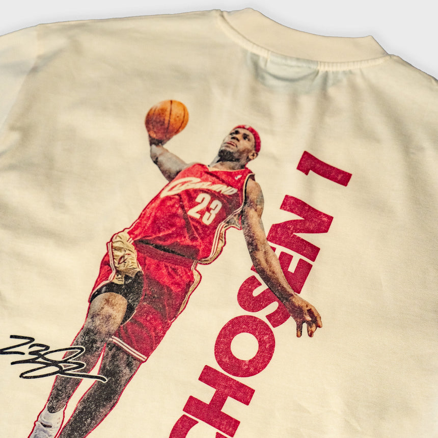 LeBron "Chosen One" T Shirt - Cream - Men's - 9.0 oz