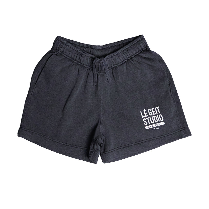 New York Faded Track Shorts - Faded Black - Men's
