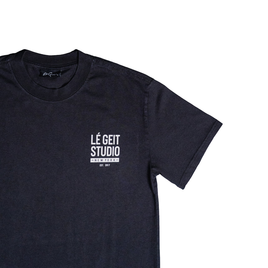 New York Vintage Tee - T-Shirt - Faded Black - Men's