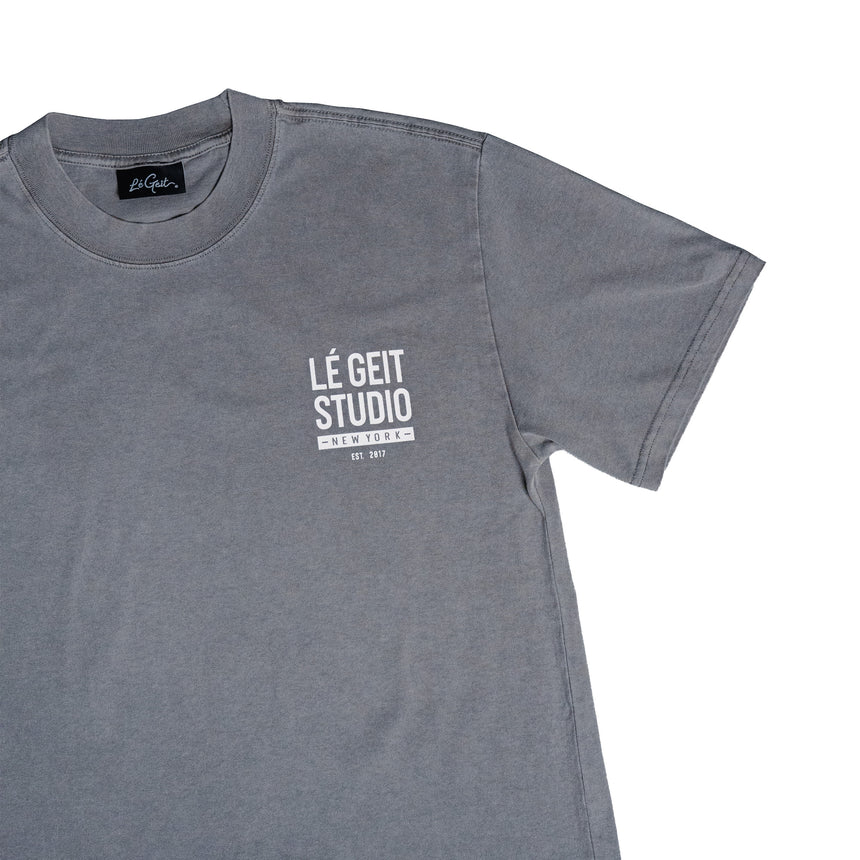 New York Vintage Tee - T-Shirt - Faded Grey - Men's