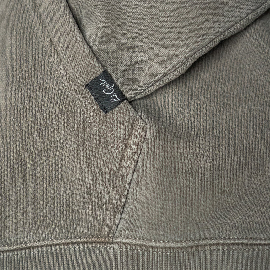 "the GOAT" Paint Splatter Pullover Hoodie - 10.0 oz - Faded Grey - Men's