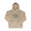 "the GOAT" Paint Splatter Pullover Hoodie - 10.0 oz - Faded Tan - Men's