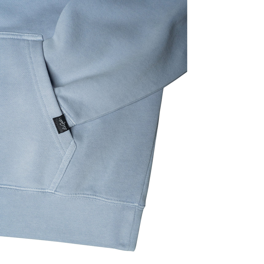 "the GOAT" Paint Splatter Pullover Hoodie - 10.0 oz - Icy Blue - Men's