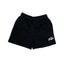 Relaxed Track Sweat Shorts - Black / White - Men's