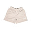 Relaxed Track Sweat Shorts - Cream / White - Men's