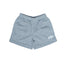 Relaxed Track Sweat Shorts - Grey / White - Men's
