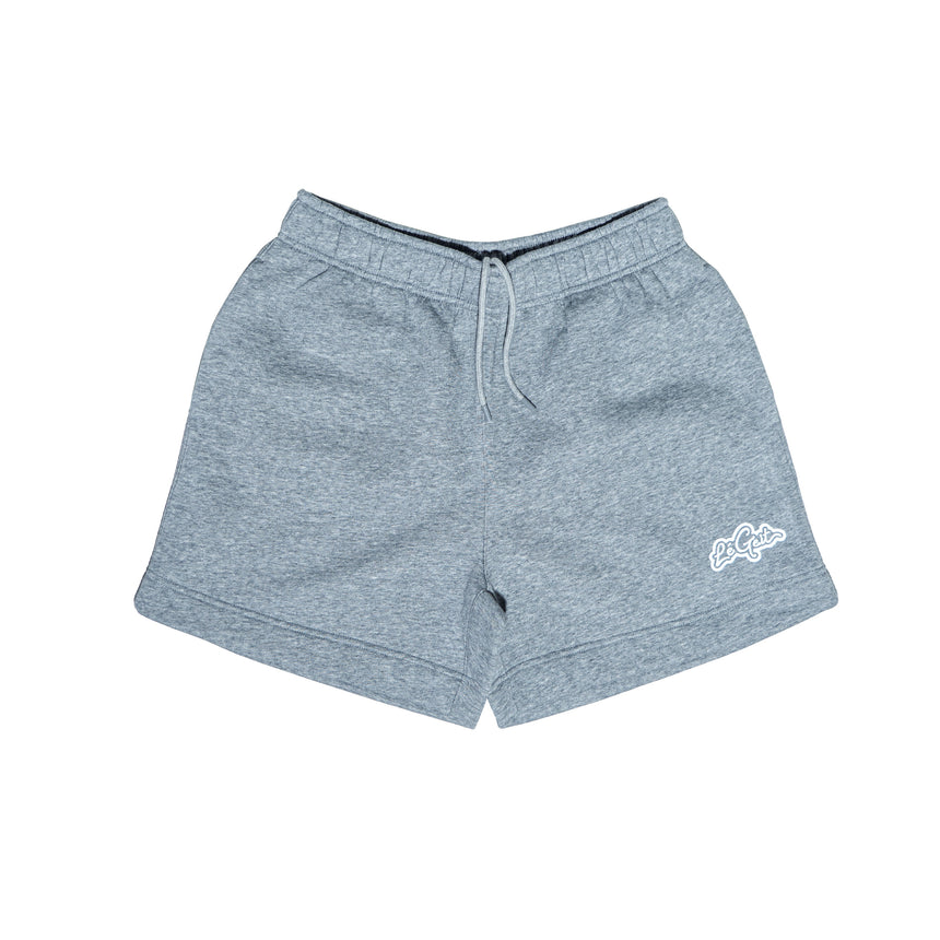 Relaxed Track Sweat Shorts - Grey / White - Men's