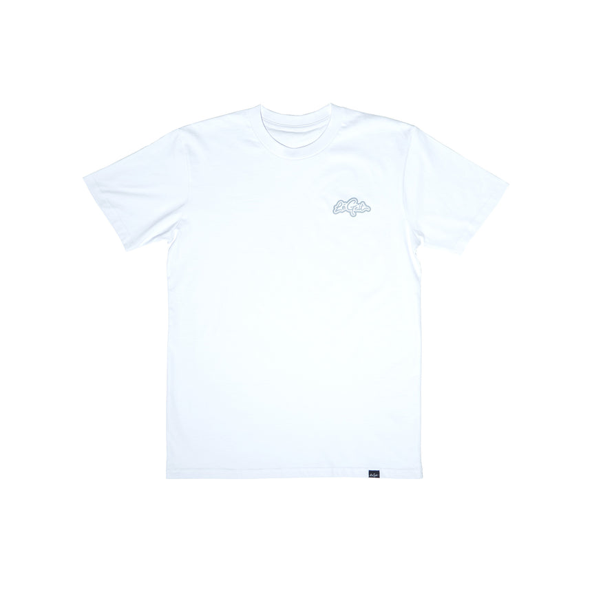 The GOAT Logo Tee - White/Grey - Men's