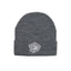 LGS Cuff Beanie - Heather Grey / White