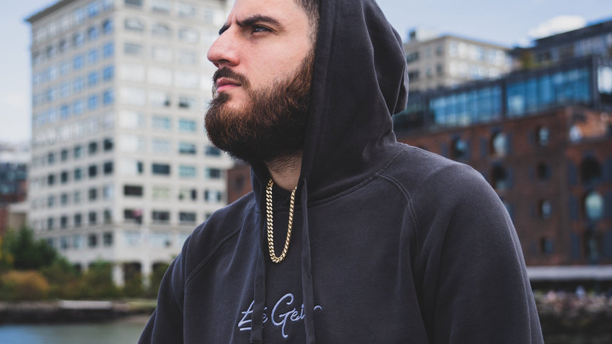 The GOAT Pullover Hoodie - Charcoal Black - Men's