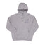 Script "L" Pullover Hoodie -Grey - Men's