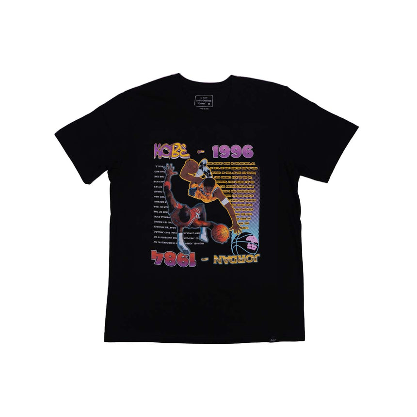 Kobe vs Jordan Rookie T Shirt - Black - Men's