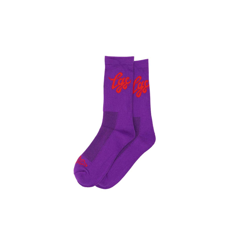Classic Crew Socks - Purple