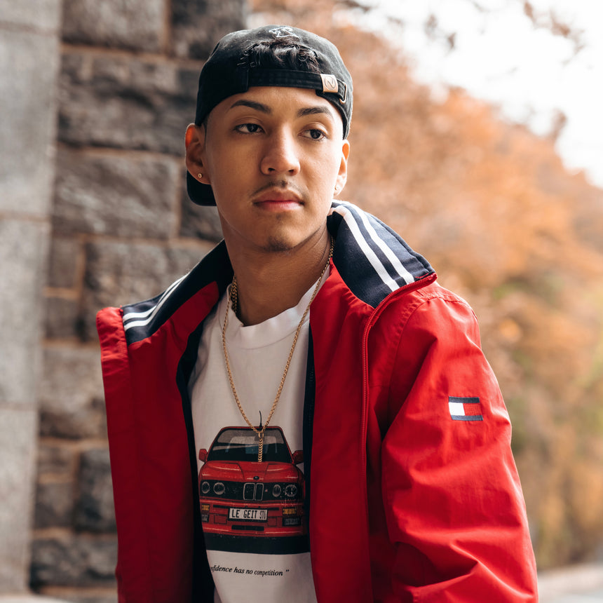 E30 M3 Cherry Red  T-Shirt - White - Men's