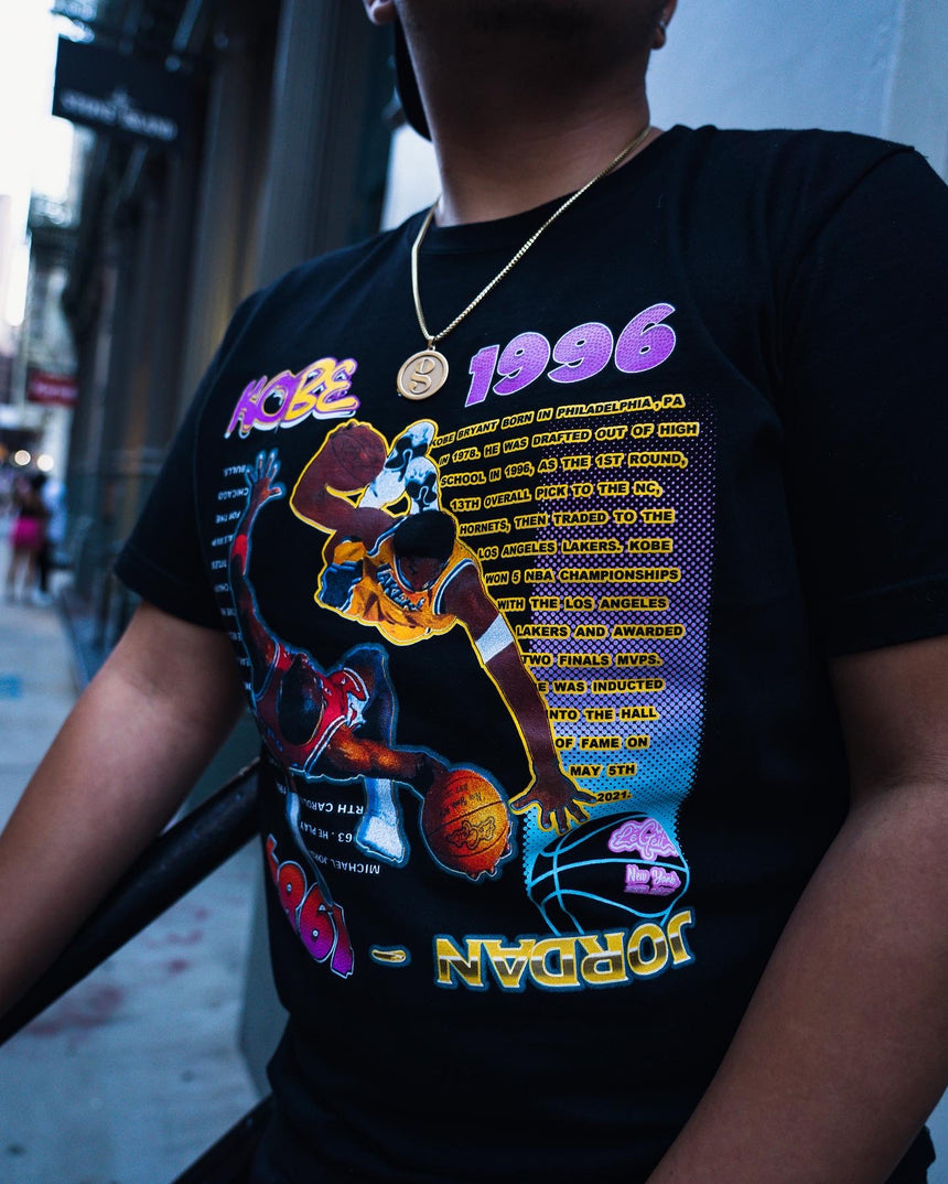 Kobe vs Jordan Rookie T Shirt - Black - Men's