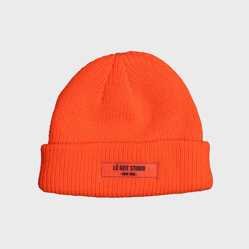 Sailor Cuff Beanie - Orange