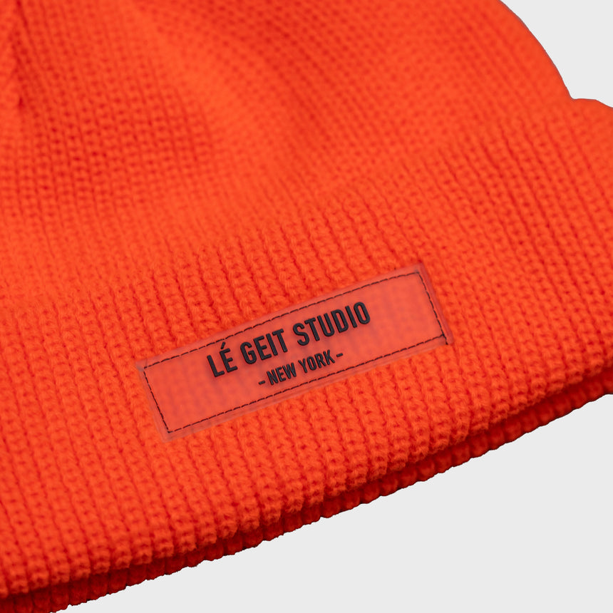 Sailor Cuff Beanie - Orange