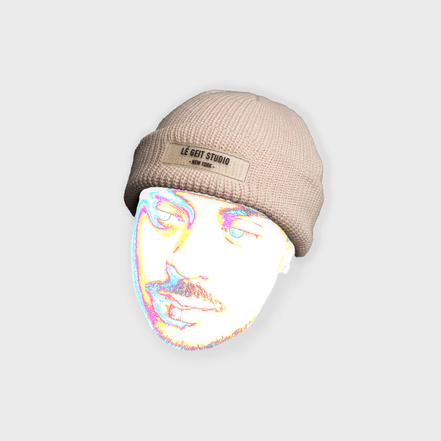 Sailor Cuff Beanie - Cream