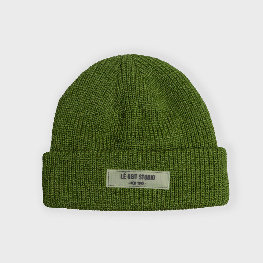 Sailor Cuff Beanie - Pine Green