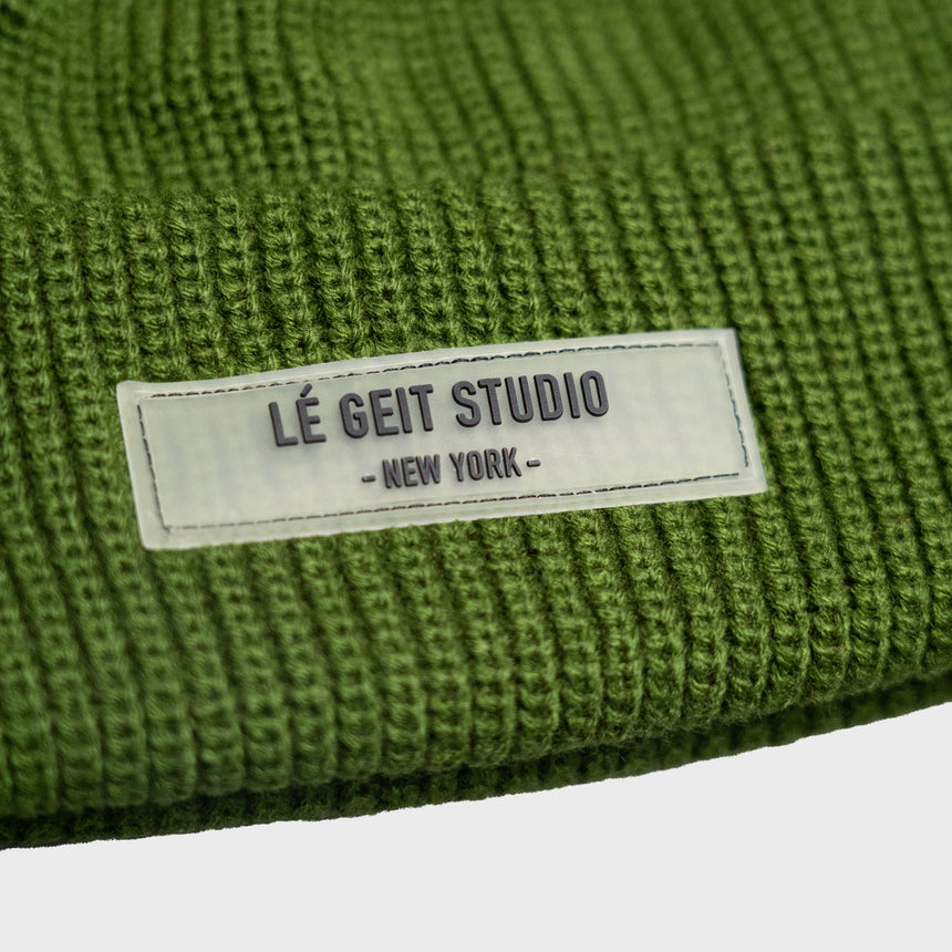 Sailor Cuff Beanie - Pine Green