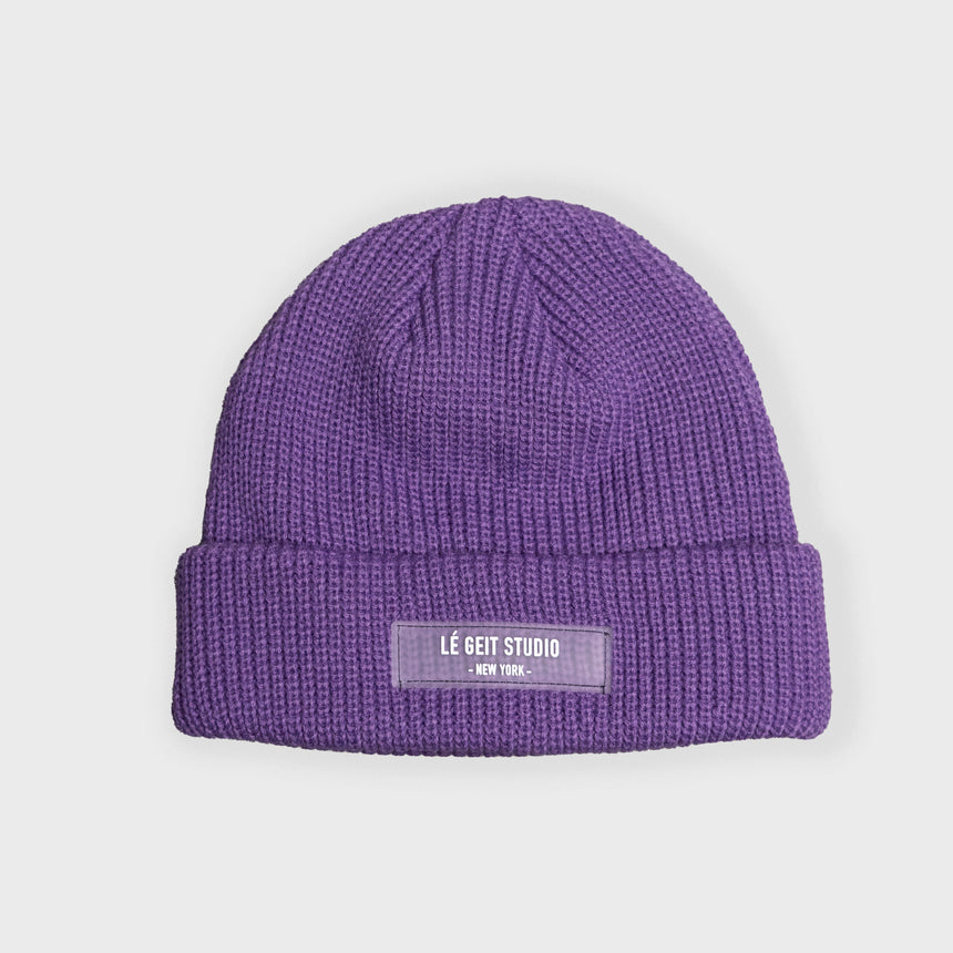 Sailor Cuff Beanie - Orchid Purple