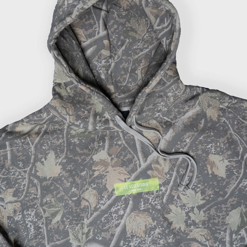 Deadwood Heavy Pullover Hoodie 10oz. - Grey Olive/Tan - Men's