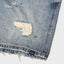 Denim Shorts - "Distressed Vintage" - Indigo - 13.5 oz - Men's