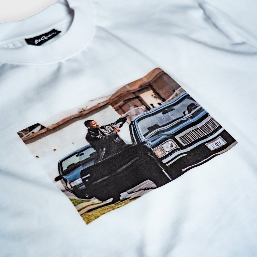 Denzel "Training Day" T Shirt - White - Men's