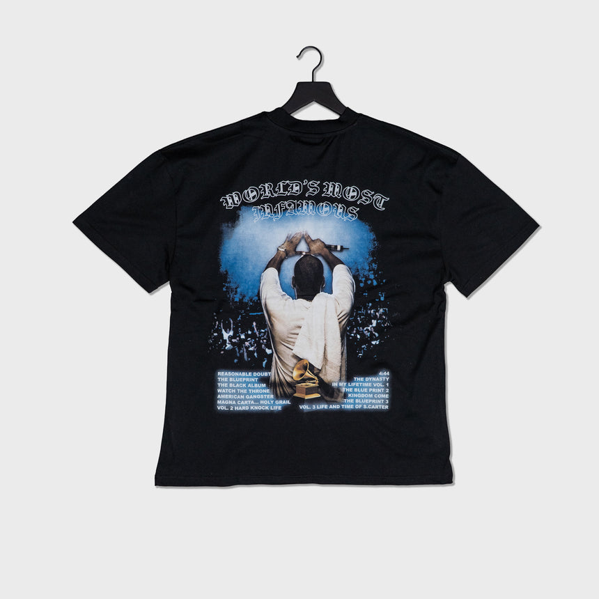 Jay Z "The Blueprint" T Shirt - Black - Men's - 9.0 oz