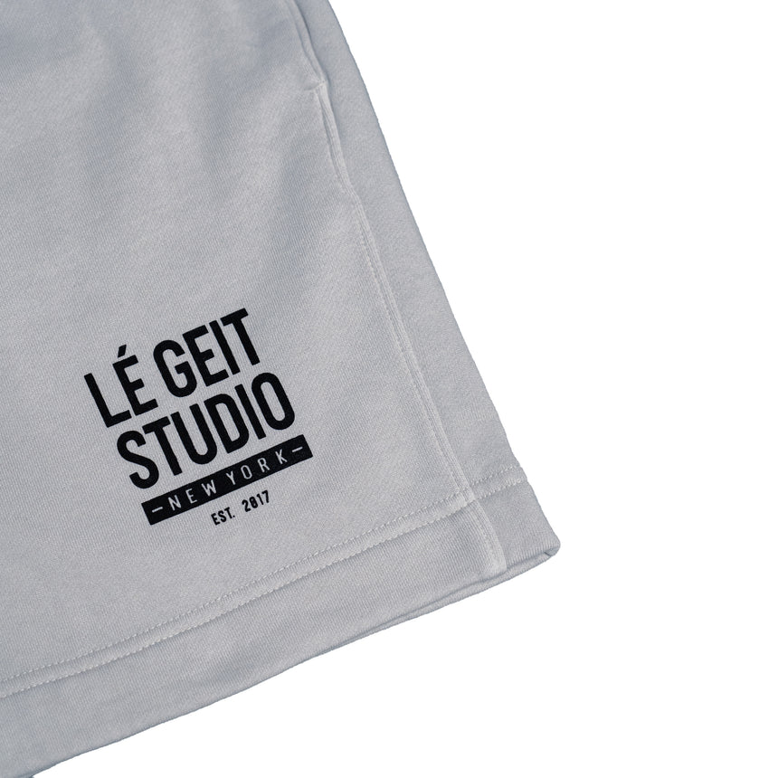 New York Faded Track Shorts - Bone White - Men's