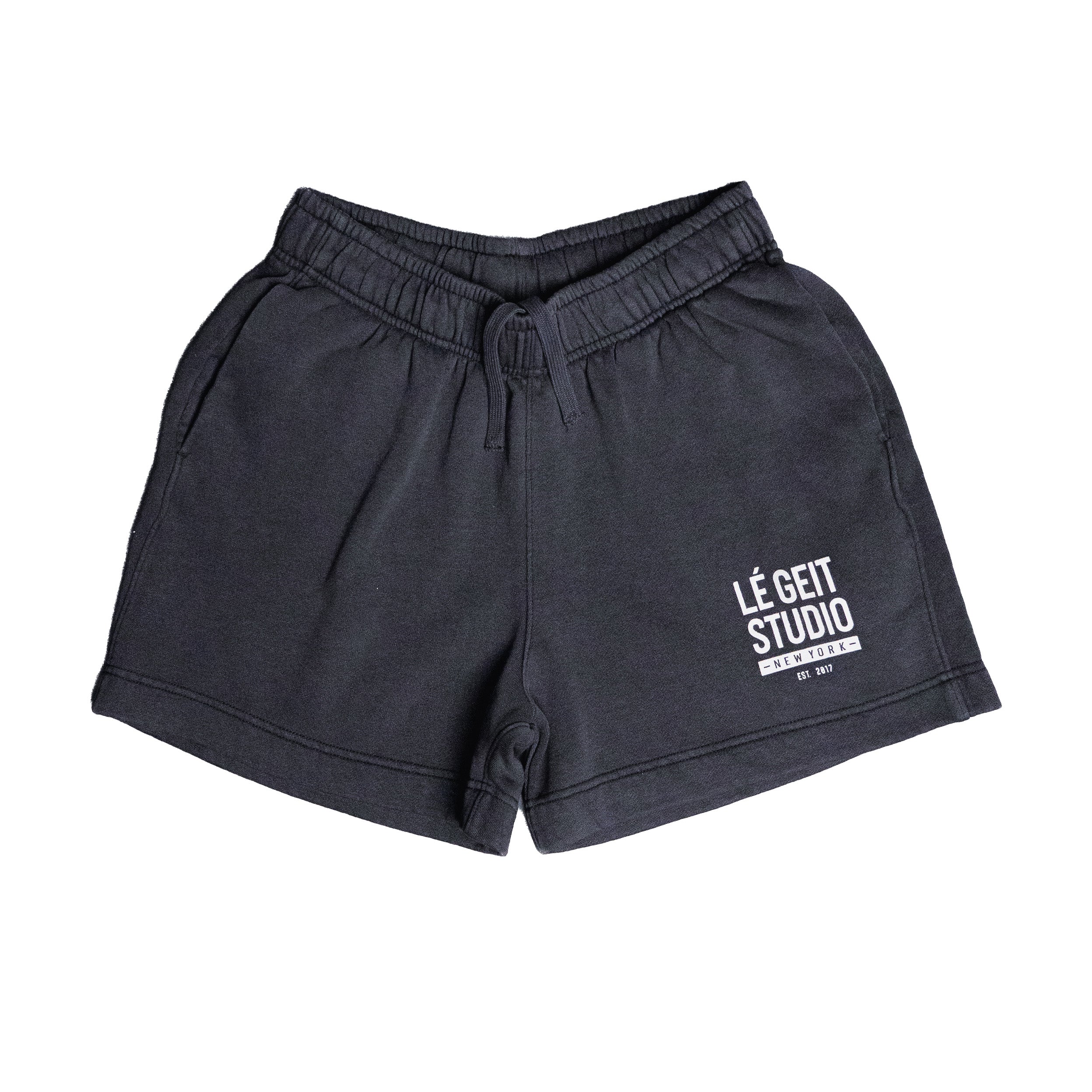 New York Faded Track Shorts - Faded Black - Men's – Lé Geit