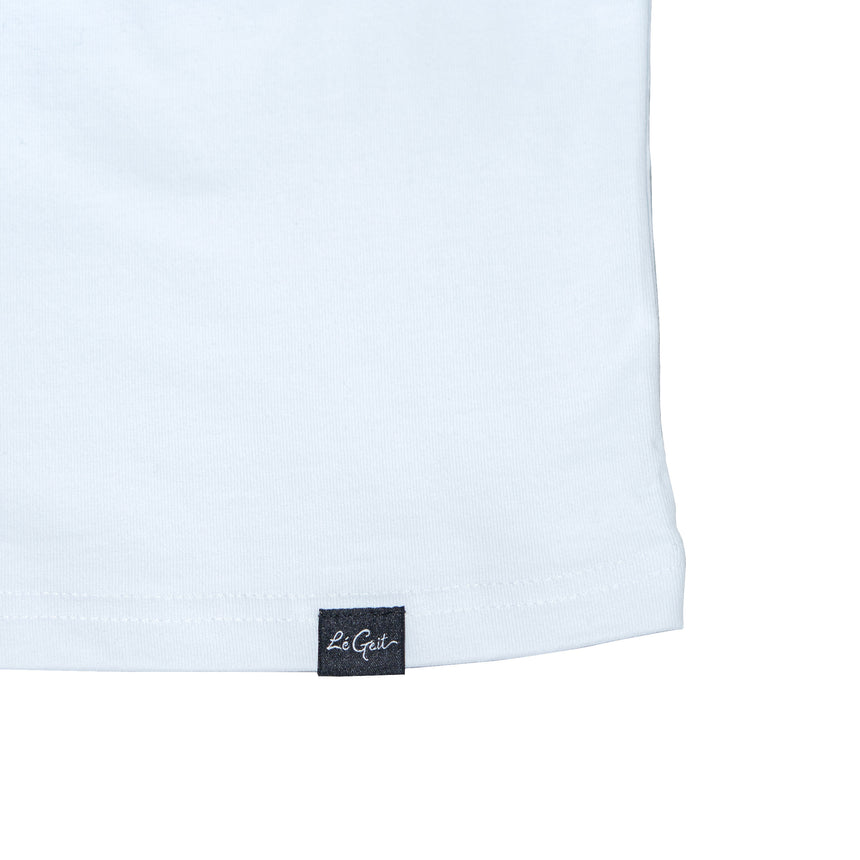 The GOAT Logo Tee - White/Grey - Men's